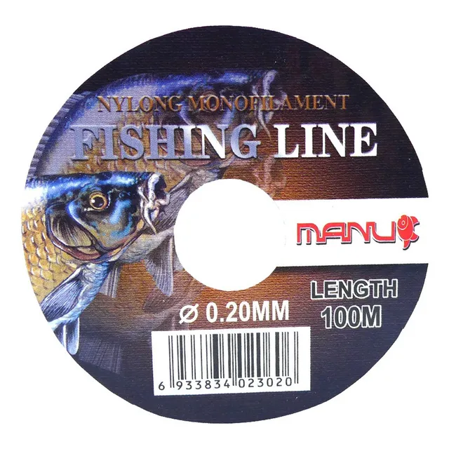 Nylon De Pescar 0.20mm Monofilamento 100 Mts Manu 10 Unds