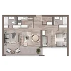 3 dormitorios  |  2 baños