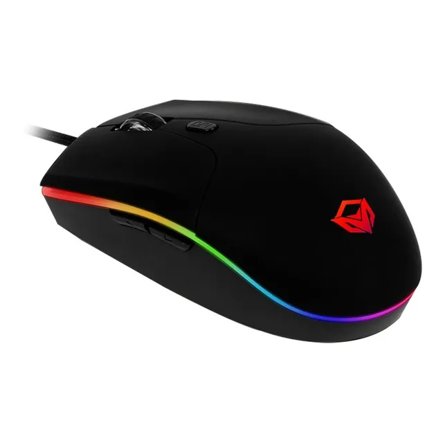Gaming Mouse Meetion Mt-gm21-2023 Raton Gamer Blacklight © Color Negro