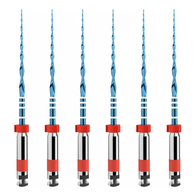 Kit 6 Unidades Lima Reciprocante Blue Niti 25mm R25 Promoção