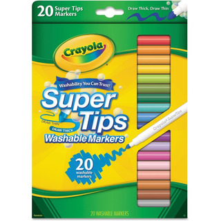 Crayola Super Tips Markers - 20 Marcadores Lavables Crayola Super Tips Markers - 20 Marcadores Lavables