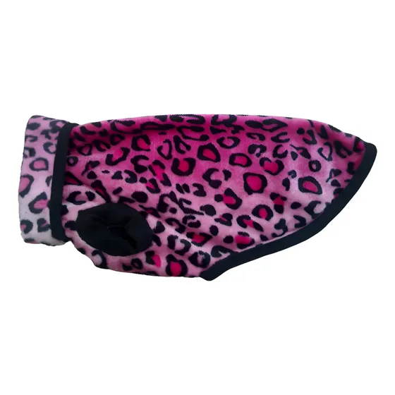 Sueter Para Perro Suavel Animal Print Talla Cero Calientito
