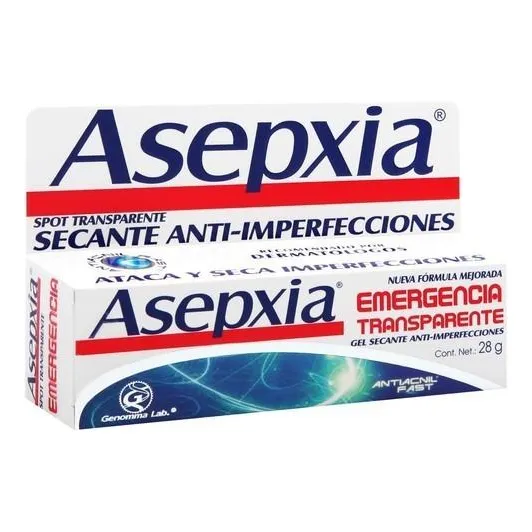 Gel Secante Asepxia Emergencia Spot Transparente 28g