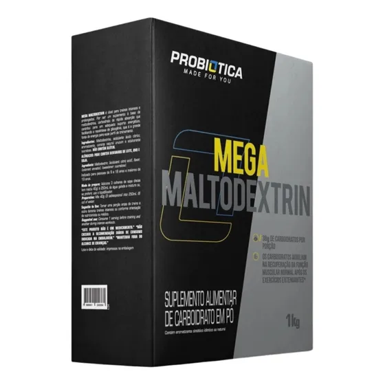 Mega Maltodextrin Caixa 1kg - Probiótica 