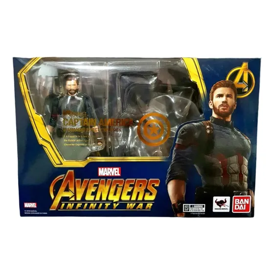 Capitan America & Effect Explosion Sh Figuarts Avengers