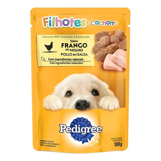 Pedigree Cachorro Pollo En Salsa 100g