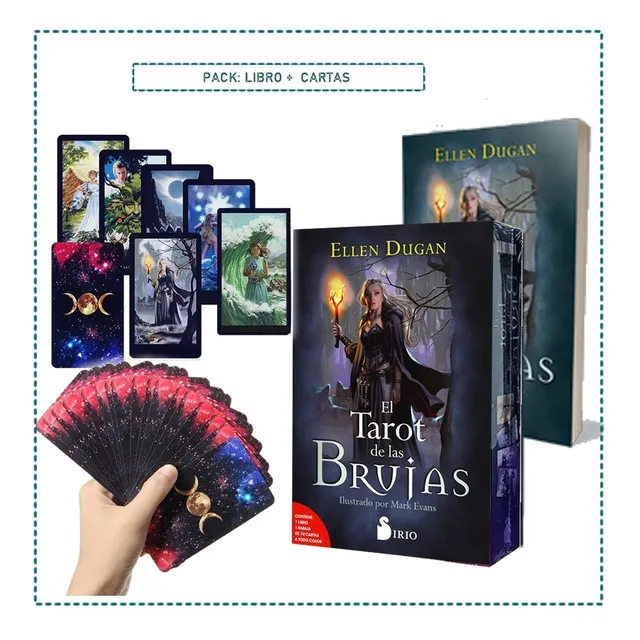 Tarot De Las Brujas  Dugan, Ellen, Pack Completo Cartas + Li