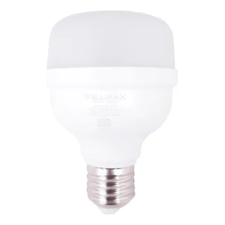 Ampolleta Led Alta Potencia 28w E27 Wellmax Luz Blanco Cálido