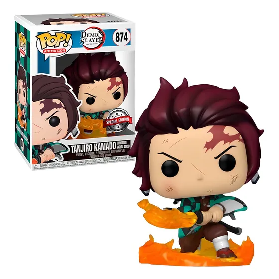 Funko Pop! Tanjiro Kamado Danza Kagura 52265 De La Coleccion Demon Slayer Figura De Accion #874