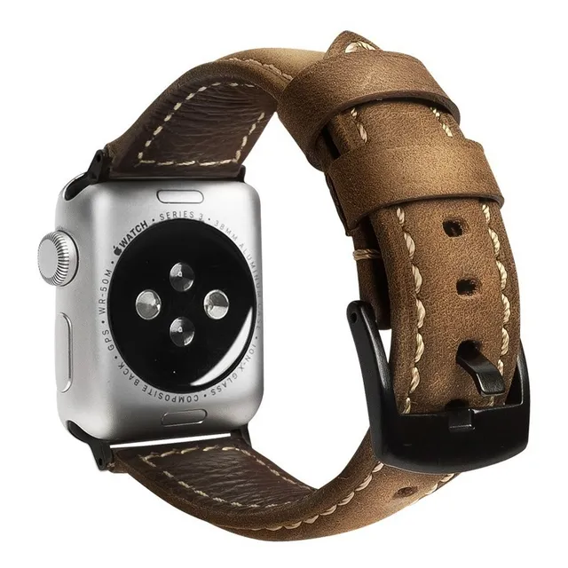 Correa De Cuero Para Apple Watch Correa De Lujo 100% Cuero