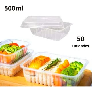 Pote DescartĂĄvel 500ml Kit 50 Marmita Fitness Freezer Micro Cor Transparente Fit ReutalizĂĄvel Pote DescartĂĄvel 500ml Kit 50 Marmita Fitness Freezer Micro Cor Transparente Fit ReutalizĂĄvel