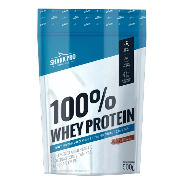 100% Whey Protein Pouch 900g Shark Pro 100% Whey Protein Pouch 900g Shark Pro
