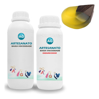 Resina Epóxi 1kg + Corante Translucido Ag Variedades Resina Epóxi 1kg + Corante Translucido Ag Variedades