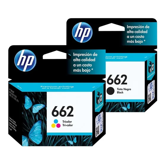 Combo Hp 662 De Cartuchos De Tinta (negro + Tri-color)