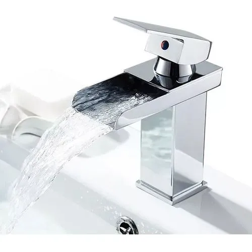 Grifo Llave Mezcladora Monomando Para Fregadero Lavabo Lavamanos Grifo Baño Acero Inoxidable