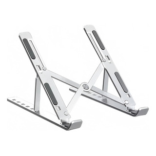 Soporte Notebook Base Eleva Aluminio Computadora Home Office Soporte Notebook Base Eleva Aluminio Computadora Home Office