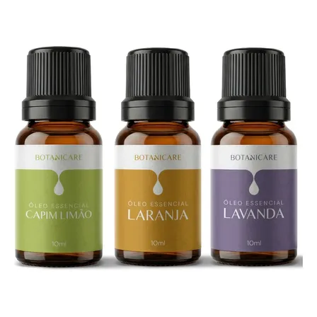 Óleo Essencial Lavanda Laranja Capim Limão Para Relaxar