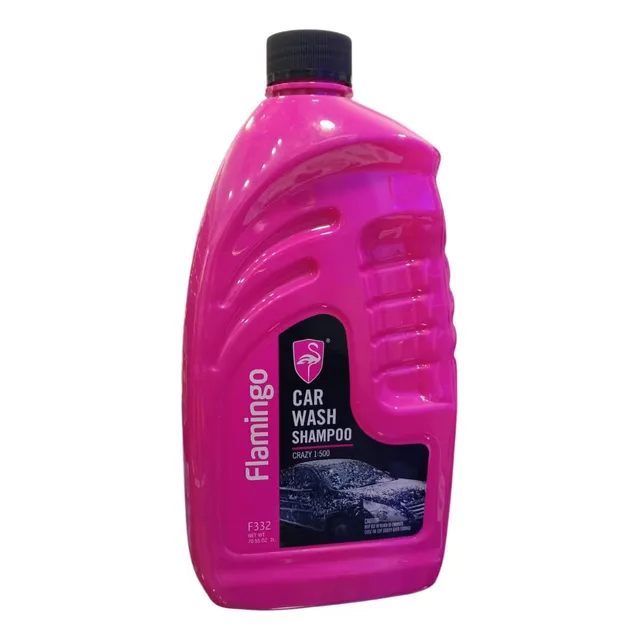 Shampoo Para Carros Con Cera - Wash Wax Flamingo 2lts