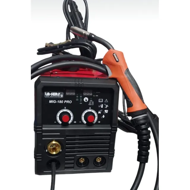 Soldadora Mig Mma Inverter Dual Flux C/torcha La-ser Pro-180