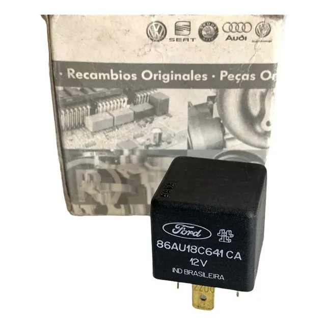 Relé Auxiliar 4 Pinos Original Ford Escort Fiesta Vw Apollo