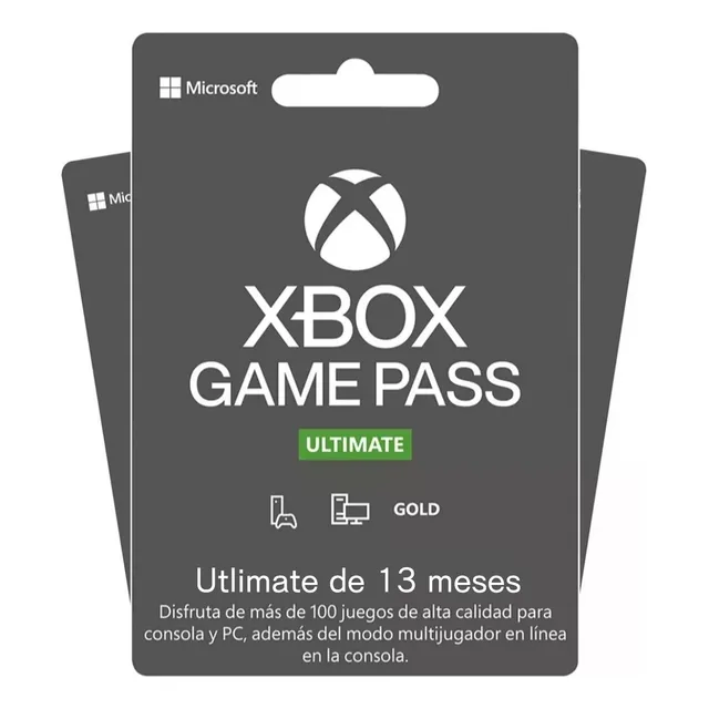 Microsoft Xbox Game Pass Ultimate 12 Meses Digital México