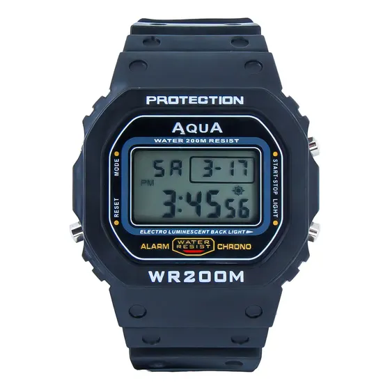 Relógio Masculino A Prova D'agua Digital Esportivo Bisel Modelo Gp-519 Wr200-m