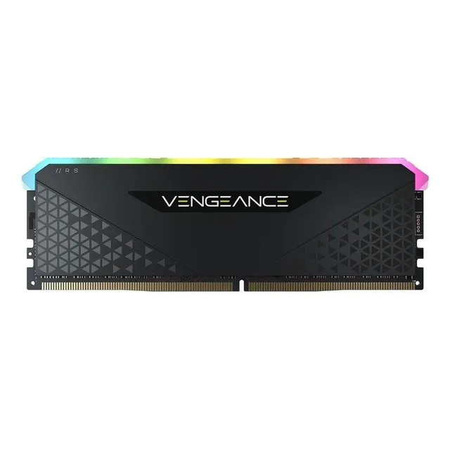 Memoria RAM Vengeance RGB RS gamer color negro 8GB 1 Corsair CMG8GX4M1E3200C16