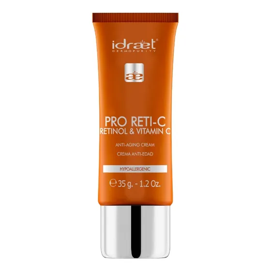 Idraet Crema Pro Reti-c Retinol Y Vit C Travel Edition X 35g Momento de aplicación Día/Noche Tipo de piel Todo tipo de piel
