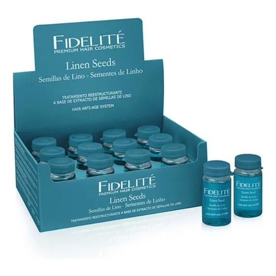Ampollas Fidelite Linen Seeds X12u Reestructurante Lino