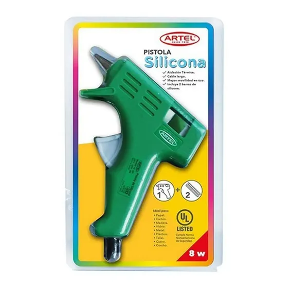 Pistola De Silicona Artel Con 2 Barras