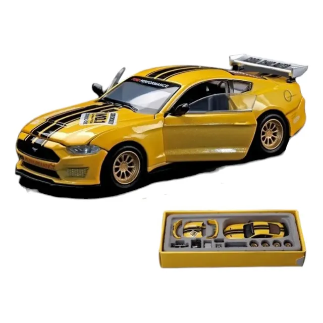 Carro De Juguete Ford Mustang Gt2018 Escala 1:43