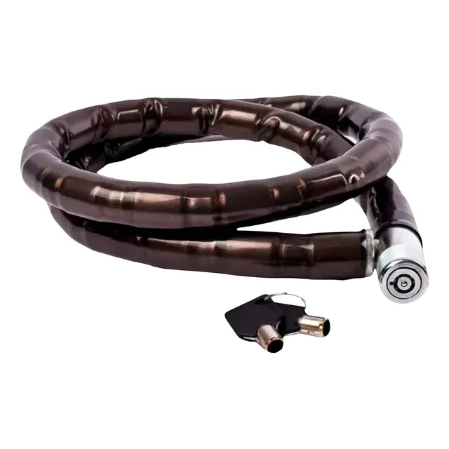 Cable Candado De Seguridad Para Bicicletas Motos 2,2cm X 1m