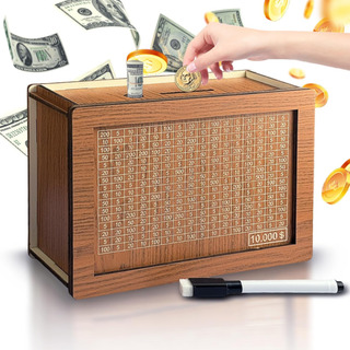 Money Saving Box With Money Target, Cash Coin Retro Mone Cci Money Saving Box With Money Target, Cash Coin Retro Mone Cci