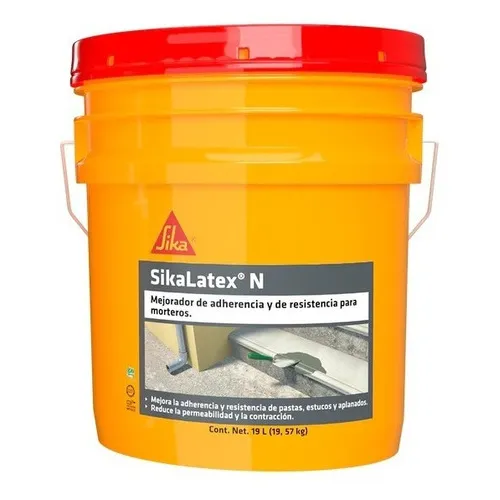 Adhesivo Sikalatex N 19l Resistencia Para Morteros