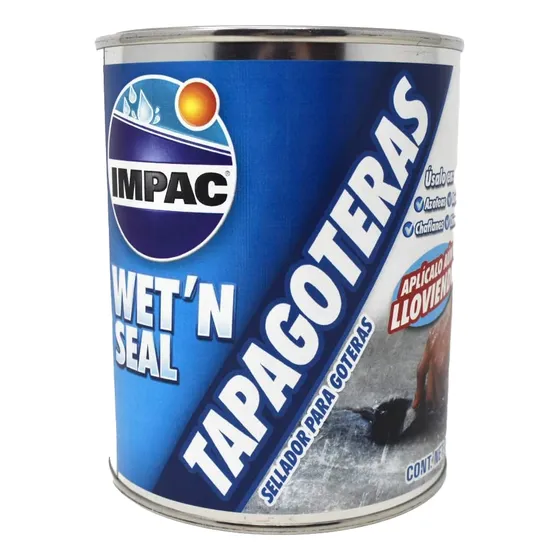 Impac Wet`n Seal Sellador Tapagoteras Asfaltico Galon