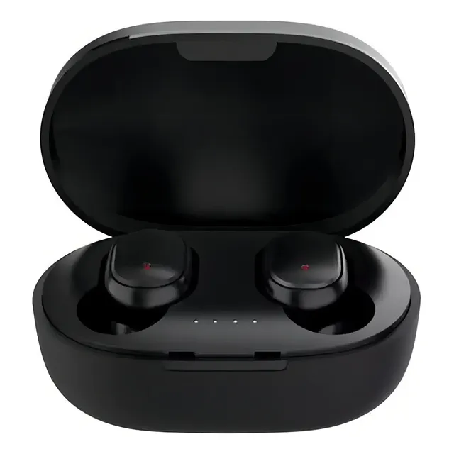 Auriculares in-ear inalámbricos TWS Audio A6S Mi03 negro con luz black