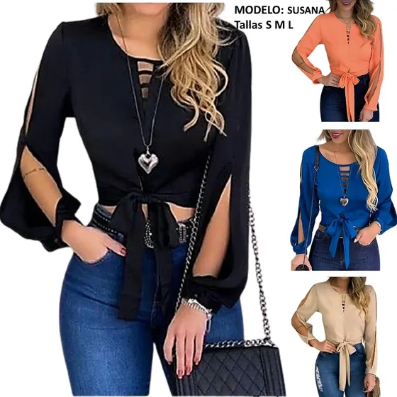 Blusas Casuales  Damas  Modelo Susana