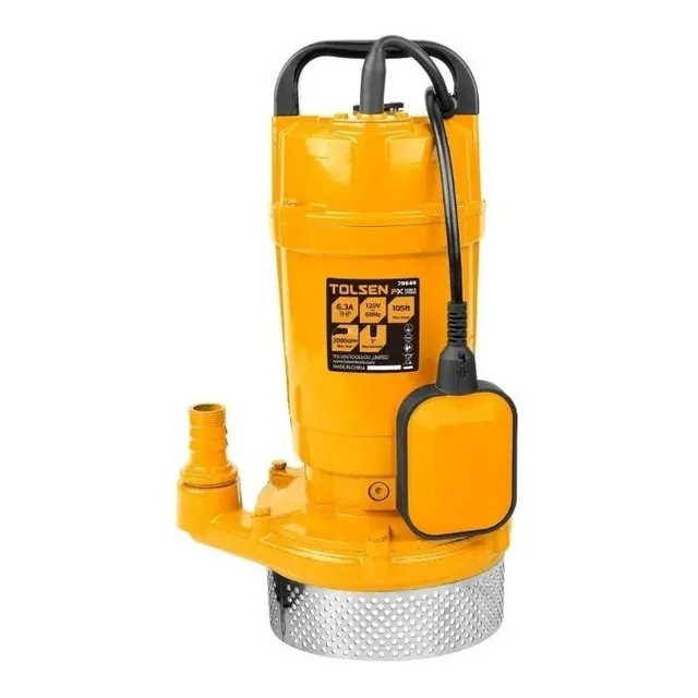 Bomba De Agua Sumergible 1hp 6.3 Amp 1 Pulgada Tolsen