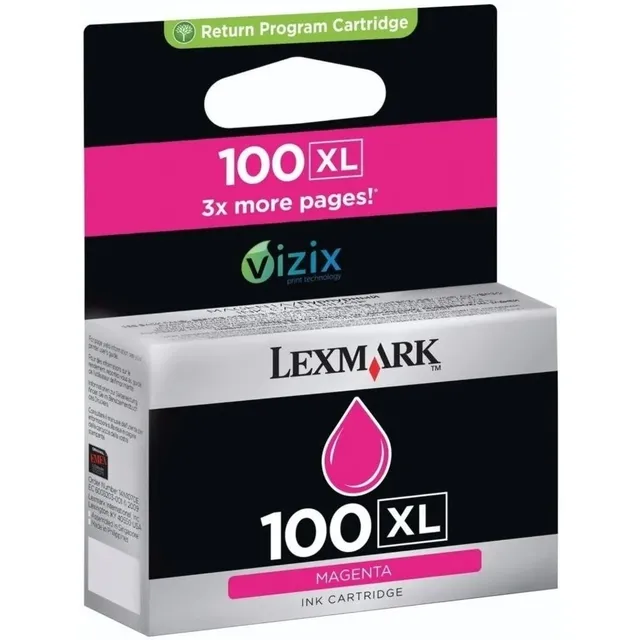 Cartucho Lexmark 100xl Magenta Original 14n1070 (vencidos)
