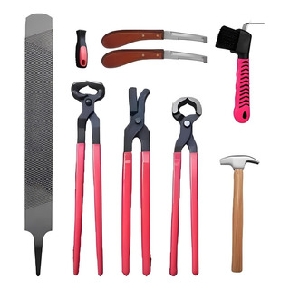 Accesorios Para Cuidado De Cascos De Caballo, 8 Piezas Accesorios Para Cuidado De Cascos De Caballo, 8 Piezas