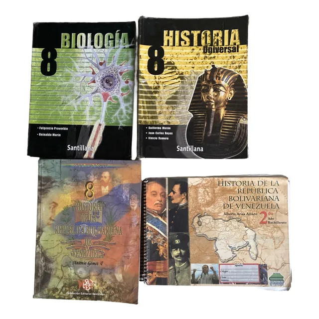 Libros Bachillerato  Segundo 2do Año Usados