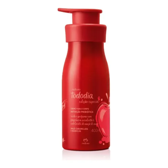Creme Maçã Caramelada E Baunilha Natura Tododia 400ml