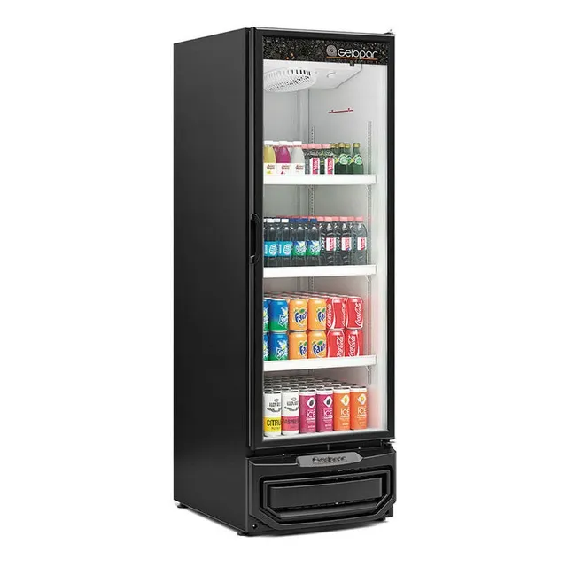 Refrigerador/expositor Vertical Grv-57p Pr Preto Degelo Auto 127v