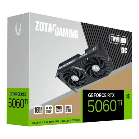 Placa De Video Zotac Geforce Rtx 5060 Ti 16gb Twin Edge Oc