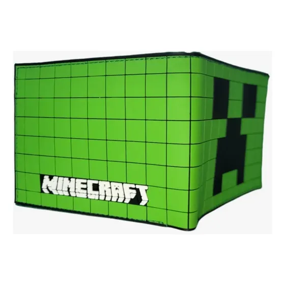Billetera Bioworld Minecraft Para Fans De Videojuegos