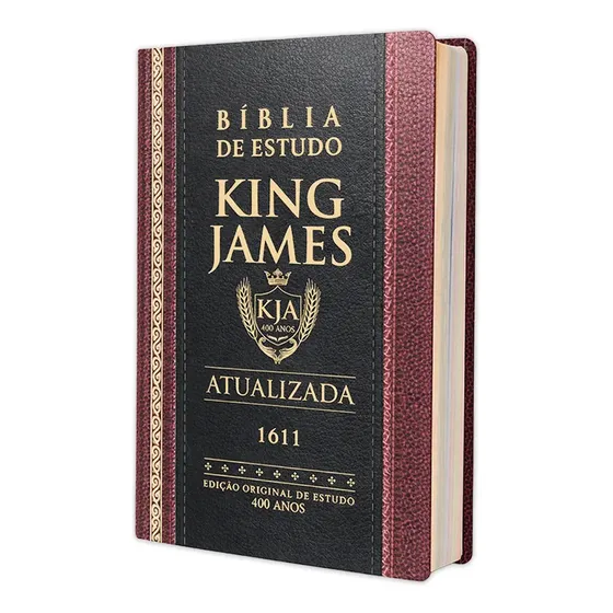 Bíblia Sagrada De Estudo King James 1611 - Tradicional - Capa Dura - 31x21cm