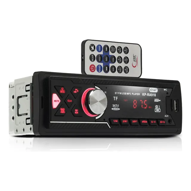 Radio Bluetooth Automotivo Som Aparelho Rgb Usb Fm Sd 60w