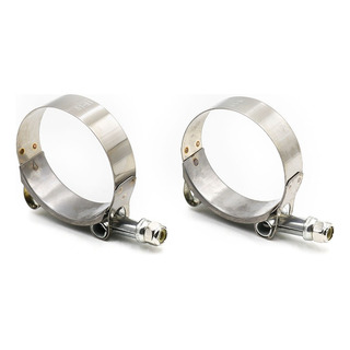 Abrazadera Para Tubo De Escape De 2 Piezas De 4 Pulgadas Abrazadera Para Tubo De Escape De 2 Piezas De 4 Pulgadas
