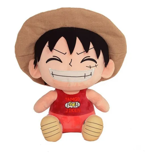 Peluche Muñeco Luffy Anime One Piece Monkey Color Rojo