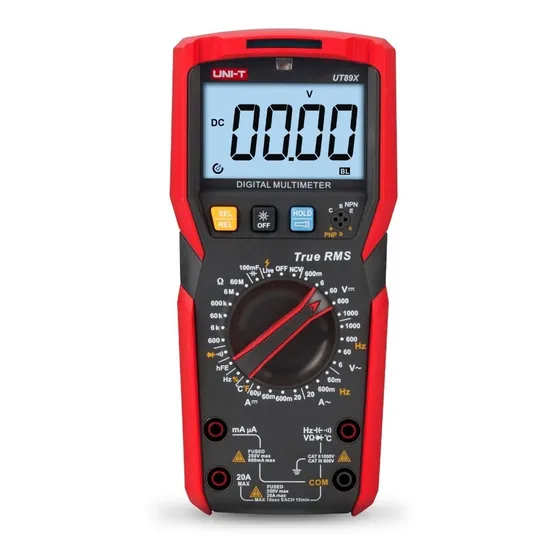 Tester Multimetro Capacimetro Digital 100mf Uni-t Ut89x